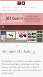 Mobile Screenshot of dfacreative.com